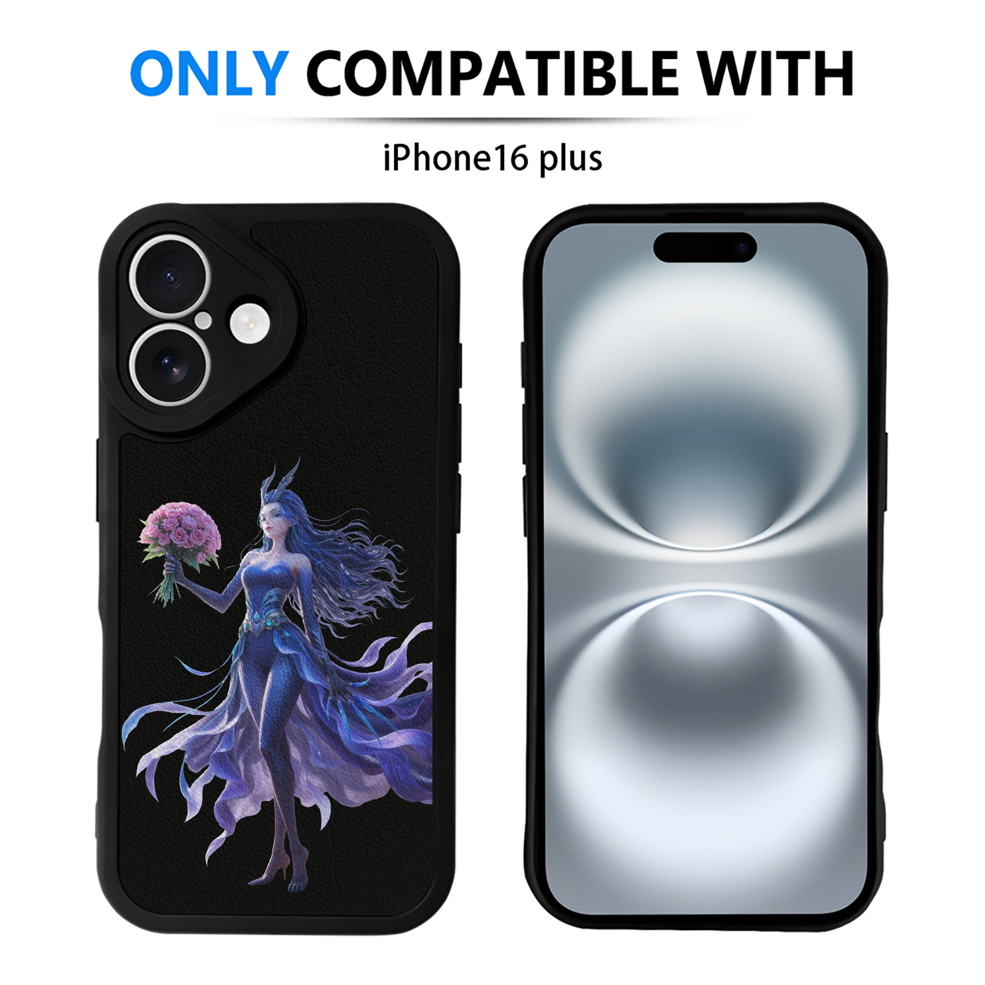 （画像用） Ne Zha 2 ナタ 魔童の大暴れ 【iPhone 16シリーズ対応】シリコンスマホケース（レザー調） 材質：シリコン